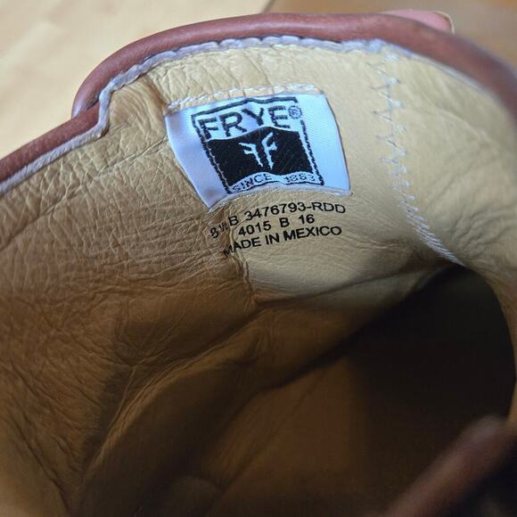 Frye Womens Redwood Leather Melissa Knotted Ankle Boots 8.5B Italian Western - Picture 9 of 10